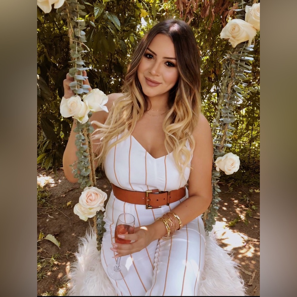 Anthropologie White Jumpsuit